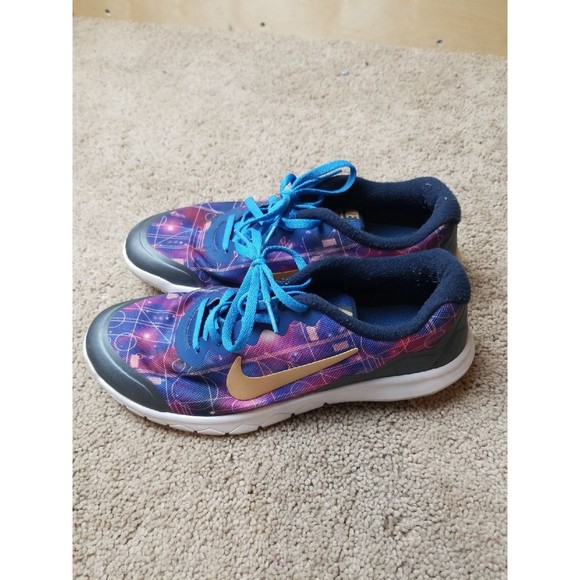 Nike Flex Experience 4 Print (GS) Sneakers - Picture 1 of 7